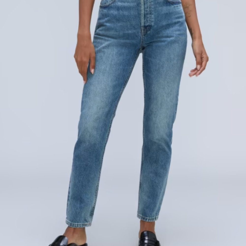 Everlane High Rise Straight Jeans
